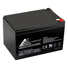 Load image into Gallery viewer, 12V 10Ah Rechargeable AGM Sealed Lead Acid Battery (Larger Size)
