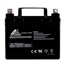 Load image into Gallery viewer, 12V 35Ah Rechargeable AGM Sealed Lead Acid Battery