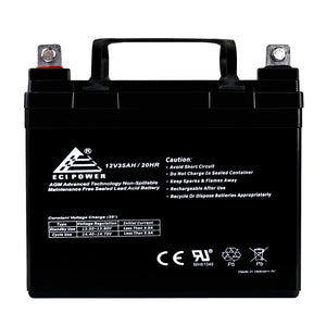 12V 35Ah Rechargeable AGM Sealed Lead Acid Battery