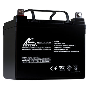 12V 35Ah Rechargeable AGM Sealed Lead Acid Battery