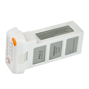Replacement battery for Phantom 3 Standard Professional/   Advanced  4500mAh Lithium-Polymer  I  Up to 23 Minutes Flying Time  I Slot-In Design  I  Four LEDs Show Remaining Capacit