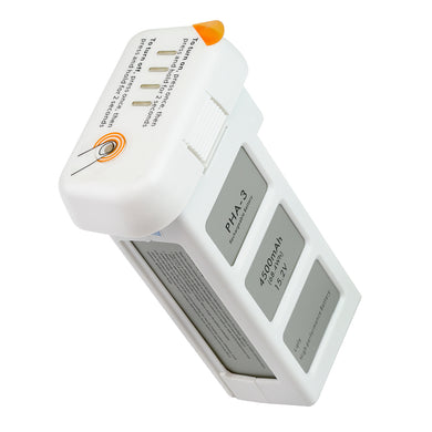 Replacement battery for Phantom 3 Standard Professional/   Advanced  4500mAh Lithium-Polymer  I  Up to 23 Minutes Flying Time  I Slot-In Design  I  Four LEDs Show Remaining Capacit