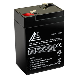 6V 5Ah Rechargeable Sealed Lead Acid Battery