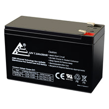 Load image into Gallery viewer, 12V 7.2Ah Rechargeable AGM Sealed Lead Acid Battery