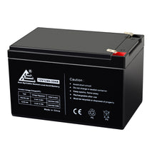 Load image into Gallery viewer, 12V 12Ah Rechargeable AGM Sealed Lead Acid Battery