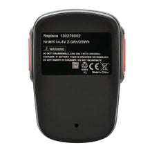 Load image into Gallery viewer, Battnation Lot of 2 14.4V 14.4 VOLT 2000mAh / 2.0AH NI-Mh Battery for CRAFTSMAN 11044 130279002 130251008  1325101 1322522 14.4 Volt DieHard Cordless Drill Power Tool