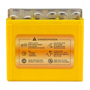 12V 6Ah Gel Replacement for Yuasa YTZ7S Power Sport Maintenance Free Battery