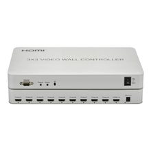 Load image into Gallery viewer, HDMI 3x3 Video Wall Processor HD TV 1080P Matrix Controller 24/30/50/60HZ 9 video display units