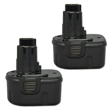 Load image into Gallery viewer, 2*12V 3000mAh NiMh Battery for DEWALT DE9037 DE9071 DE9072 DW915 DW917 DW980