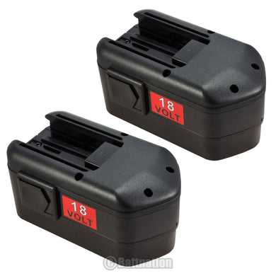 Battnation Lot of 2 18V 18 VOLT 2000MAH / 2.0AH NI-CD Battery for MILWAUKEE 48-11-2200 48-11-2230 48-11-2232 18 Volt Cordless Drill Hammer Tools