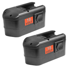 Load image into Gallery viewer, Battnation Lot of 2 18V 18 VOLT 3300MAH / 3.3AH Extended NI-MH Battery for MILWAUKEE 48-11-2200 48-11-2230 48-11-2232 18 Volt Cordless Drill Hammer Tools