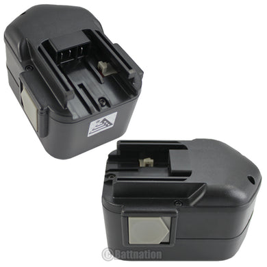 Battnation Lot of 2 14.4V 1500mAh/1.5AH Ni-Cd Batteries Replace For  MILWAUKEE 48-11-1000  48-11-1014 48-11-1024 14.4 Volt Cordless Tools