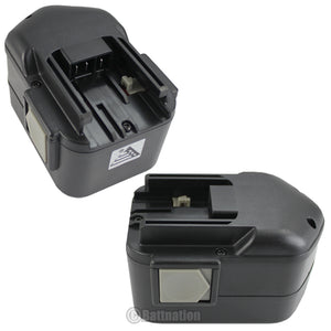 Battnation Lot of 2 14.4V 1500mAh/1.5AH Ni-Cd Batteries Replace For  MILWAUKEE 48-11-1000  48-11-1014 48-11-1024 14.4 Volt Cordless Tools