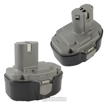 Load image into Gallery viewer, Battnation Lot of 2 18V High Capacity 3000mAh / 3.0AH NI-MH Battery for MAKITA 1823 1833 1834 1835 1835F  192828-1 192829-9 193061-8 193102-0 193140-2 193159-1 193783-0 18 Volt  Cordless Drill Power Tool
