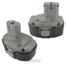 Load image into Gallery viewer, Battnation Lot of 2 18V High Capacity 3000mAh / 3.0AH NI-MH Battery for MAKITA 1823 1833 1834 1835 1835F  192828-1 192829-9 193061-8 193102-0 193140-2 193159-1 193783-0 18 Volt  Cordless Drill Power Tool
