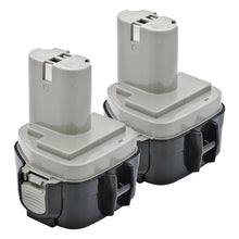 Load image into Gallery viewer, Battnation Lot of 2 12V 3.0AH / 3000mAh Ni-Mh Extended Run-Time Batteries Replace For  Makita 1233 1234 1235 1235F 192696-2 192698-8 192698-A 193138-9  193157-5 12Volt