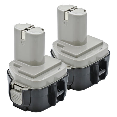 Battnation Lot of 2 12V 3.0AH / 3000mAh Ni-Mh Extended Run-Time Batteries Replace For  Makita 1233 1234 1235 1235F 192696-2 192698-8 192698-A 193138-9  193157-5 12Volt