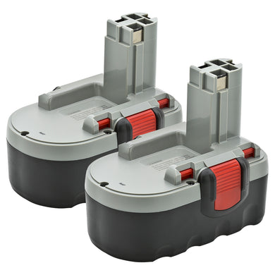 Battnation Lot of 2 18V Extended 3000mAh / 3.0AH Ni-Mh  Batteries for BOSCH BAT025 BAT026 BAT160 BAT180 BAT181 BAT189 18 Volt Cordless Drill Power Tool