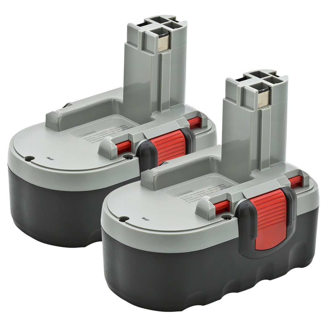 Battnation Lot of 2 18V Extended 3000mAh / 3.0AH Ni-Mh  Batteries for BOSCH BAT025 BAT026 BAT160 BAT180 BAT181 BAT189 18 Volt Cordless Drill Power Tool