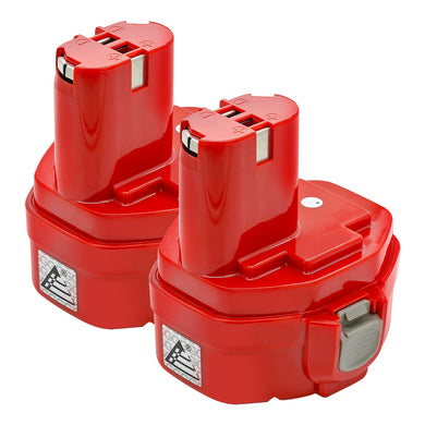 2 x 14.4V 2000mAh Battery for MAKITA 193985-8 6233D 6237D 6333D 6336D 8433D