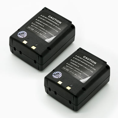 Battnation ICOM 2x 12V 1100mAh Ni-Mh Batteries for ICOM CM-166 ICOM Air Band Transceiver IC-A3