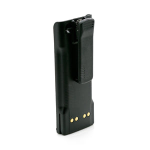 Battnation MOTOROLA 7.2V 1300mAh Ni-MH Batteries + Clips for MOTOROLA NTN7143 NTN7144  WPNN4013 GP900 GP1200 HT1000 MT2000 MTS2000 MTX8000