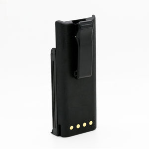 Battnation NEW 7.5V 1200mAh Ni-CD Batteries + Clips (MSDS Cells) for MOTOROLA HNN9049 HNN9049A HNN9049AR HNN9050 HNN9051 Radius P1225 Portable  Radio